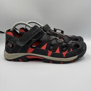 Kamik Womens Islander Sport‎ Sandal Hiking Walking Shoes Red And Black Size 9